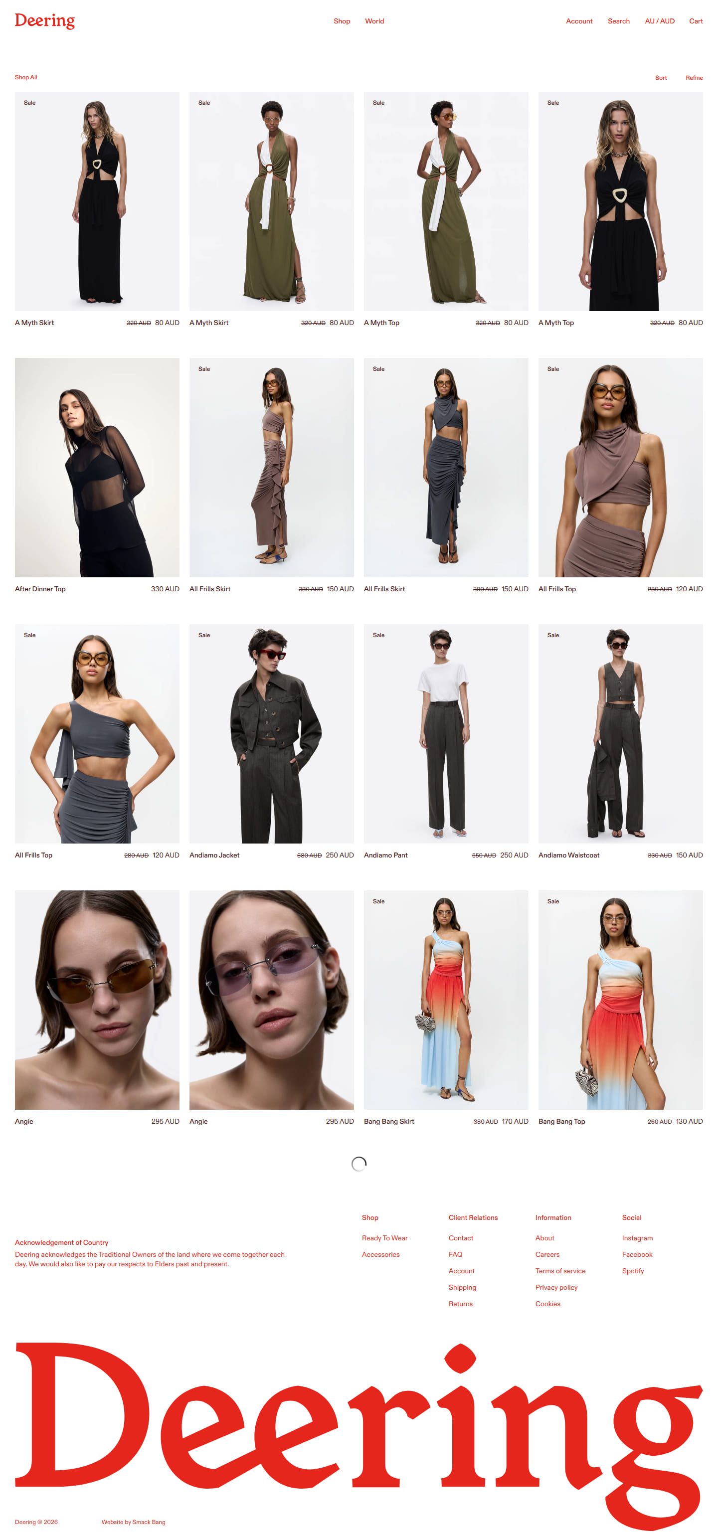 Deering: collection listing