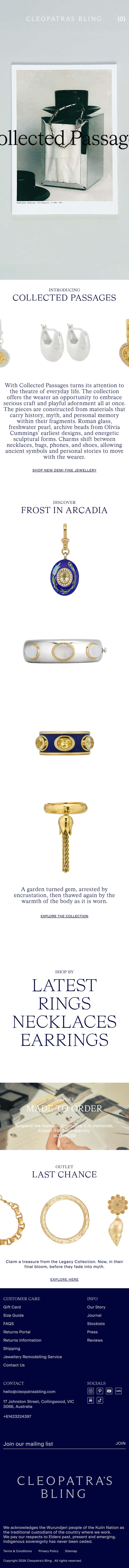 Cleopatra’s Bling: mobile home screen